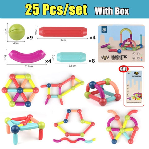 Upmerx™  Educational Magnetic Building Sticks